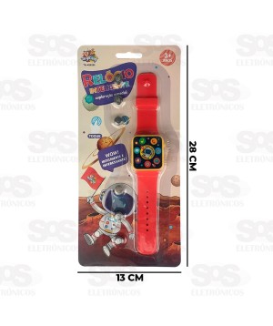 Relógio Inteligente Infantil Espacial Toy King TK-AB6286