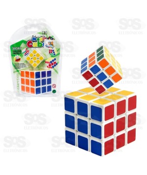 Kit 2 Cubo Mágico Embalagem Blister Toy King TK-AB4578