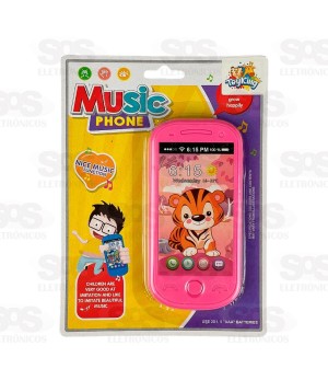 Celular Smartphone Interativo Musical Infantil Toy King TK-AB5785