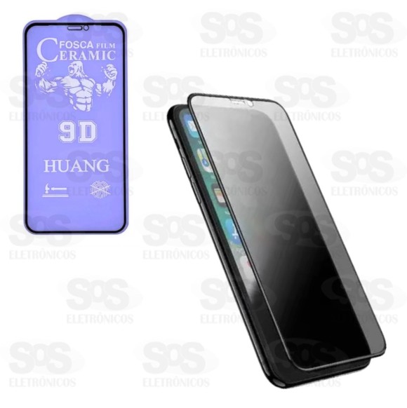 Película Cerâmica Fosca Preta Samsung A72/Note 10 Lite/S10 Lite/A80