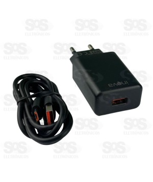 Carregador 20W Com Cabo Micro V8 Inova CAR-2175D