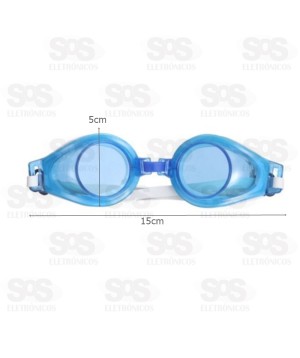 Óculos De Mergulho Para Natação Em Plástico E Borracha Tamanho Único Caerus CRS1477