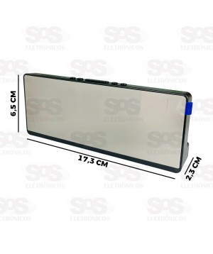 Relógio Digital LED Com Despertador Espelhado Luatek ZB-4002