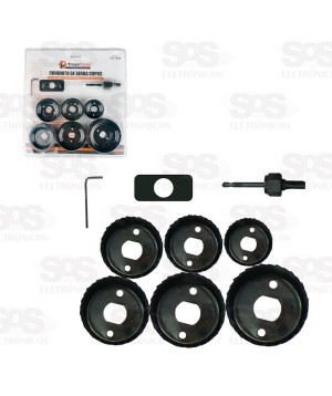 Conjunto De Serra Copos 9 Peças Troya Tools TRY-9685