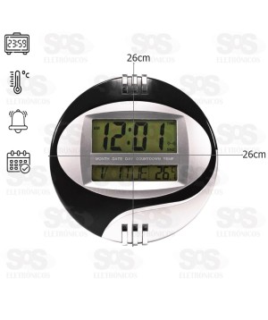 Relógio Digital de Parede e Mesa Luatek ZB-3001