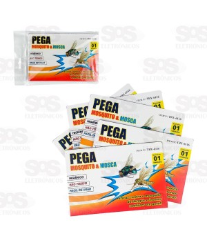 Armadilha Adesiva Pega Mosquito 5 Unidades TRY-6116