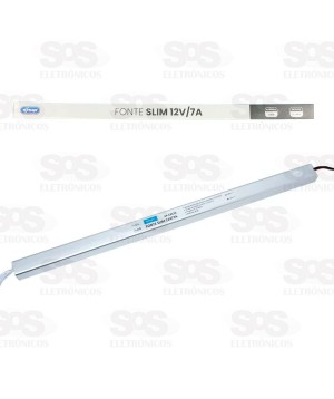Fonte Slim 84W Para Fita LED 12V/7A Knup KP-CA574