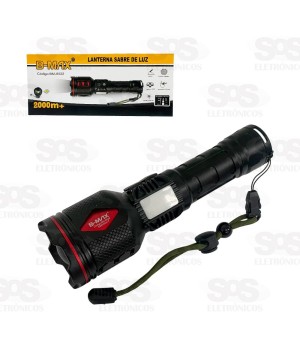 Lanterna Tática Sabre de Luz Recarregável B-Max BM-8522