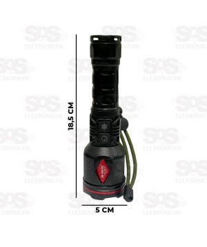 Lanterna Tática Sabre de Luz Recarregável B-Max BM-8522