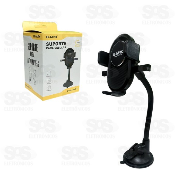 Suporte Para Celular Articulável Ventosa B-Max BMG-53