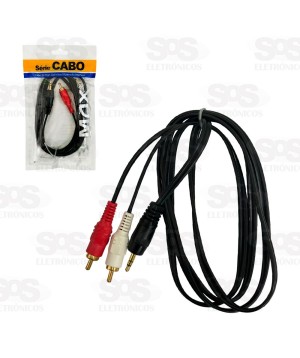 Cabo 2 RCA Para P2 1,5 Metros B-Max 8353