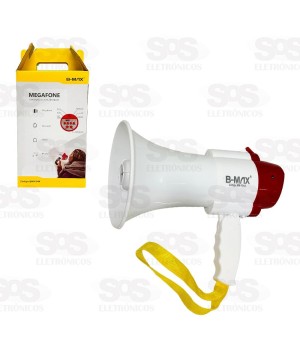 Megafone Amplificador de Voz Com Gravador B-Max BM-F944