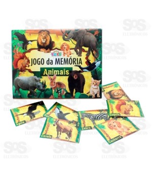 Jogo De Memória Animais Mini Toys 0445