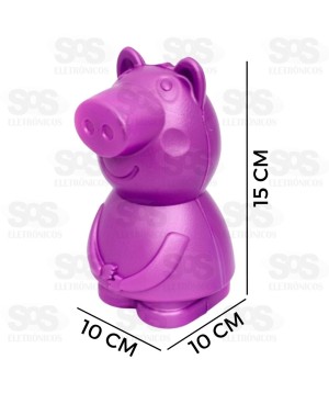 Cofre Porca Pop Pequena Plástico Mini Toys 0310A