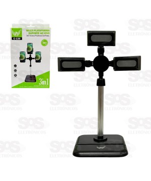 Suporte de Celular Multi plataforma 3 em 1 Altomex C-130