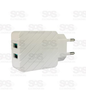 Carregador Rápido 2 USB 4.8A Cabo Iphone Inova CAR-G5181A