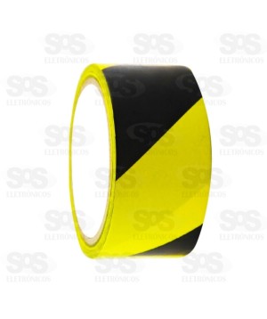 Fita Demarcação Zebrada 65 mm X 150 Metros  Brasfort 7649