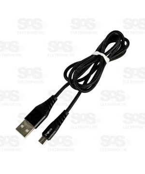 Cabo De Dados 3.4A Micro USB V8 1 Metro Inova CBO-6008