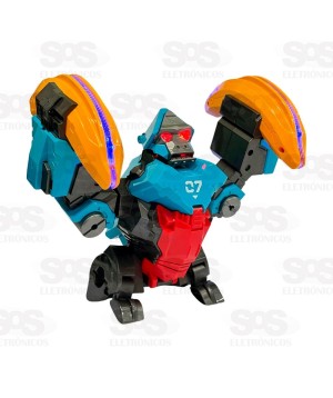 Gorilla Dançarino Com Luzes e Sons Toy King TK-AB6356