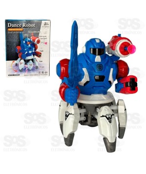 Robô Dançarino Com Luzes e Sons Toy King TK-AB2932