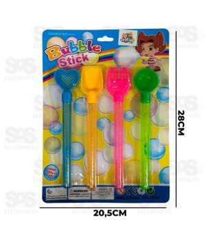 Kit Bolhas De Sabão Com 4 Unidades Toy King TK-AB5343