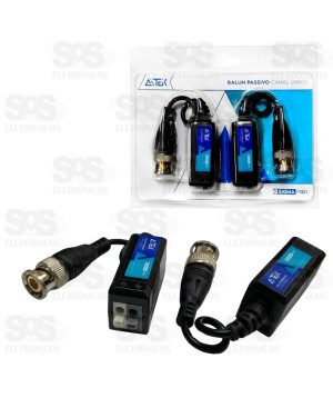 Conector Balun Canal Único UTP Passivo Aitek Sigma P101