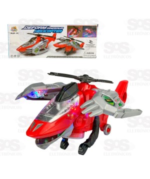 Helicóptero Dinossauro Com Sons e Luzes Toy King TK-AB3636