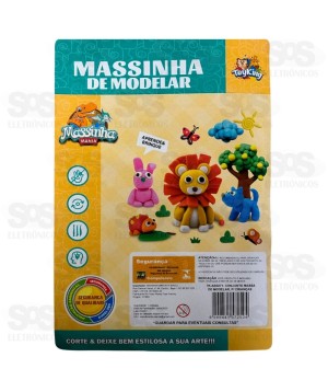 Kit Massinha De Modelar 8 Peças Toy King TK-AB3271