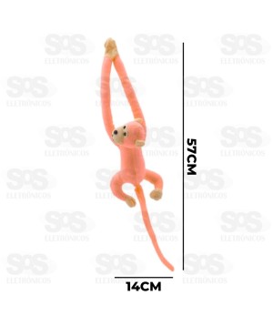 Macaco De Pelúcia Com Luzes e Sons Toy King TK-PT01