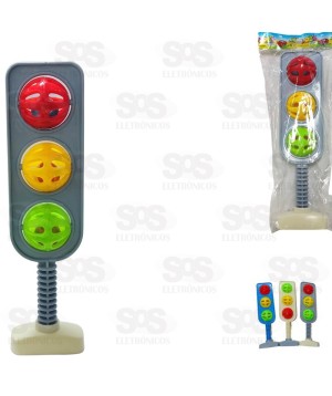 Chocalho Formato de Sinaleiro 20cm Toy king TK-AB4834