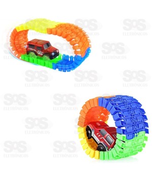 Pista Magic Racing Sport Com Carrinho  Toy King TK-1738