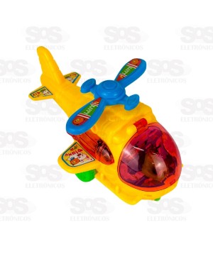 Helicóptero Com Motor À Corda Toy King TK-AB5879