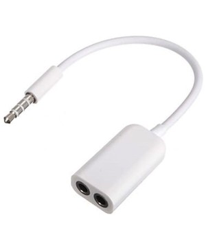 Cabo Adaptador Y P2 Stereo 1Macho Para 2 Fêmea