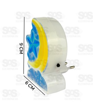 Luz Noturna Noite Estrelada 1W Caerus CRS-4200