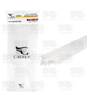 Bastão De Cola Quente Fino 12 Unidades 7 x 190 mm Caerus CRS-1839