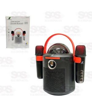 Caixa De Som 30W Com Microfone Sem Fio X-Cell XC-KB-02