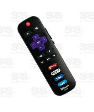 Controle Remoto TCL SmartTV Netflix/Amazon Maxx 9141