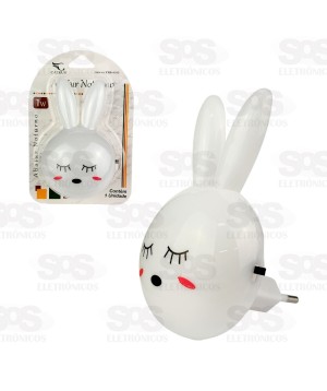 Luz Noturna Coelhinho 1W Caerus CRS-4390