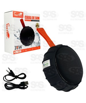 Caixa De Som Resistente à Água 10W Compacta Eletro Mex EL-1021