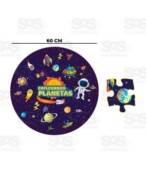 Quebra-Cabeça Explorando Os Planetas 45 Peças Homeplay 5008