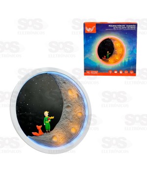 Luminária Pequeno Príncipe  Com Caixa de Som Altomex AL-8229