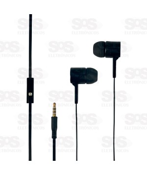 Fone de Ouvido Estéreo Com Microfone Caixa Laranja Altomex AT-0201