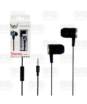 Fone de Ouvido Estéreo Com Microfone Caixa Branca Altomex AT-0201
