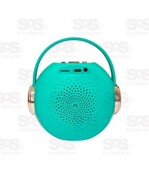 Caixa De Som Bluetooth 10W Com Microfone Eletromex EL-1014