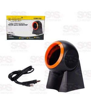 Leitor De Código De Barras Com Fio B-Max BM-LM701