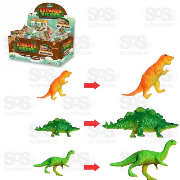 Dinossauro Expande Cresce na água Unidade Polibrinq 2005