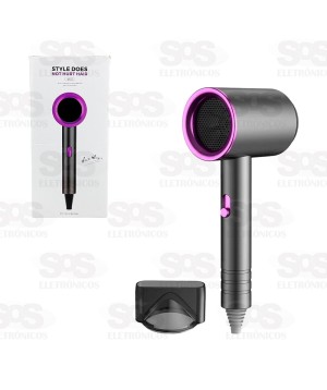 Secador De Cabelo Profissional 220V Ar Quente e Frio V03
