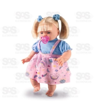 Boneca Beneditas Cabelo liso Loiro Nova Toys 1140