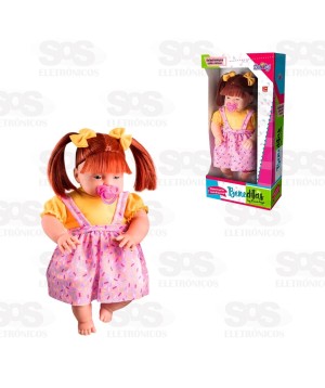 Boneca Beneditas Cabelo liso Ruivo Nova Toys 1142