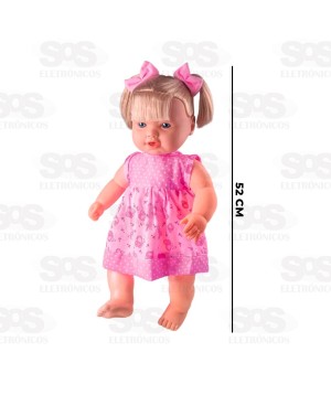 Boneca Bebety Doll Loira 52cm Nova Toys 1131